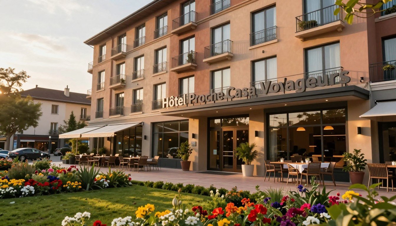 hotel proche casa voyageurs